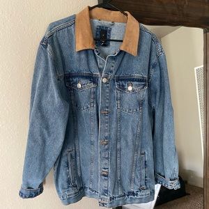 Men’s oversized denim jacket (fits like a large)